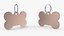 Dog Collar Tag Bronze