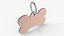 Dog Collar Tag Bronze