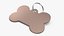 Dog Collar Tag Bronze