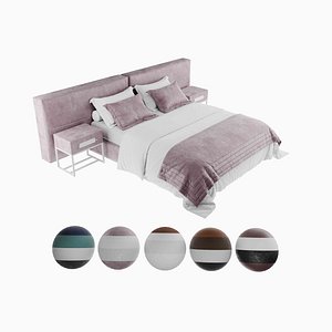 stylish-bed-blend-model 3D