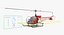 light helicopter bell 47 3d max