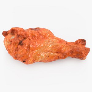 3D BBQ Chicken 02 model