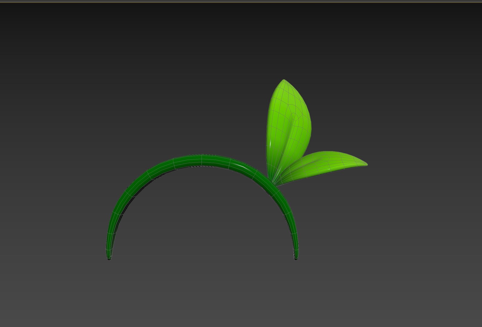 3D Headband023 Leaf Headband - TurboSquid 2160306