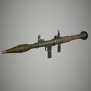 Arma de jogo portátil de lançador de mísseis RPG-7 AAA Modelo 3D $39 -  .unknown .upk .3ds .fbx .max .obj - Free3D