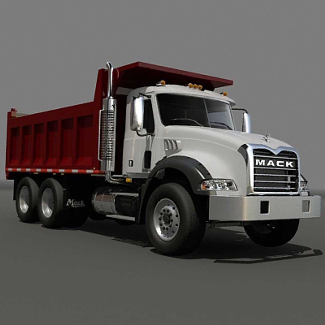 3d Dump Truck Mack Model