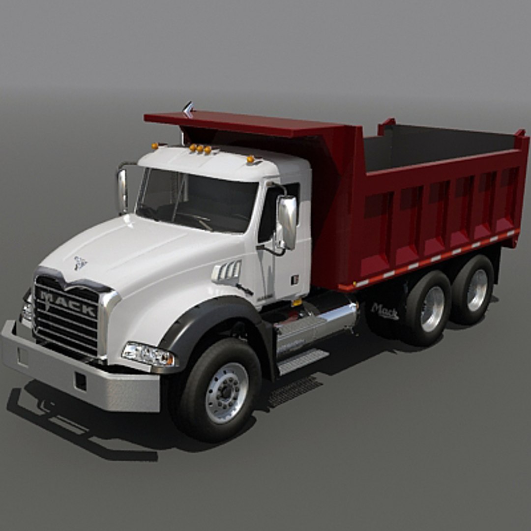 3d Dump Truck Mack Model