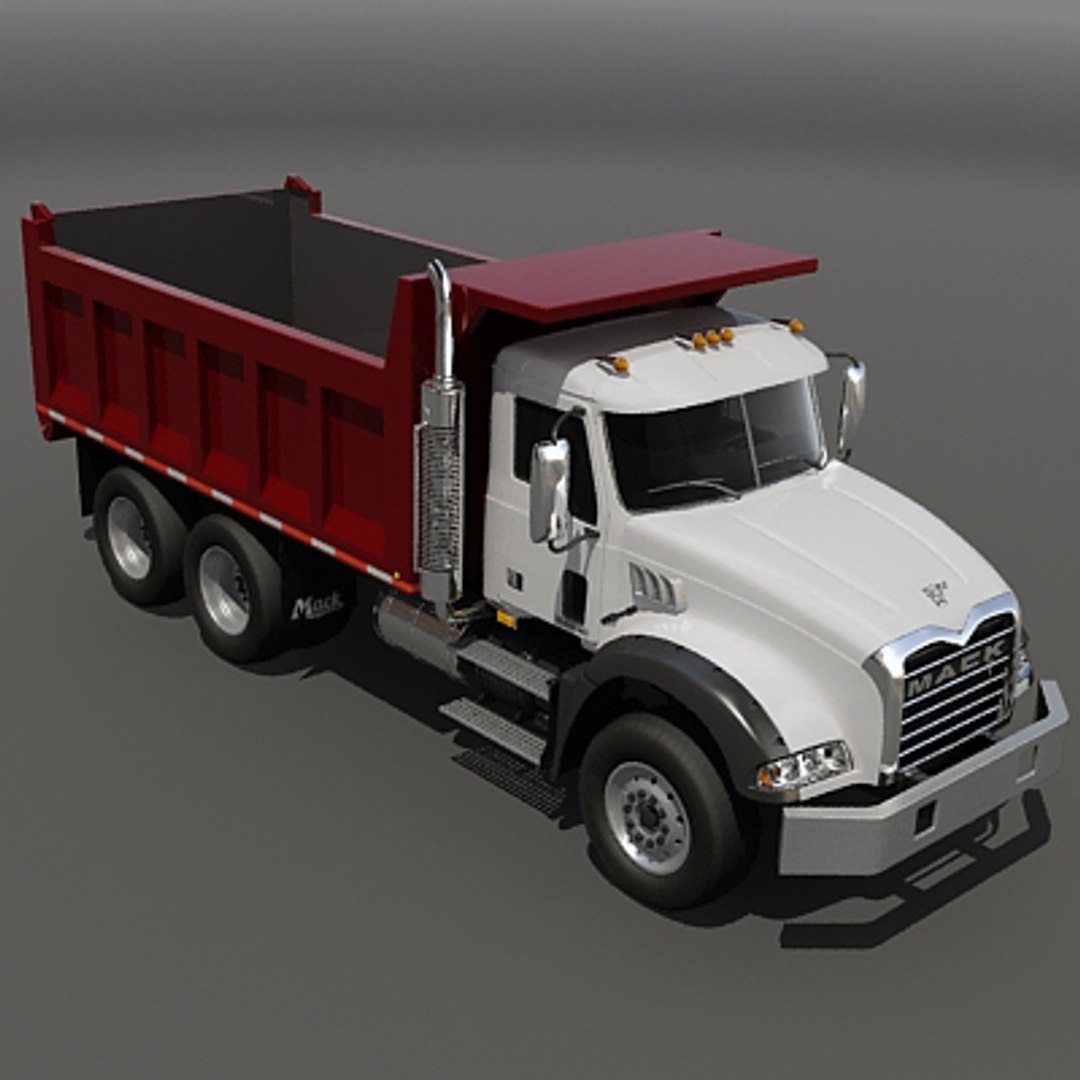 3d Dump Truck Mack Model