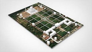 3D The Taj Mahal Agra India