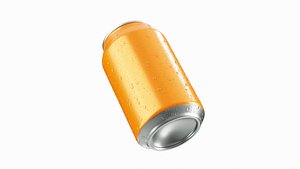Soda Can 300ml With Droplets