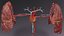 Cardio pulmonary circulation heart lung blood flow animated