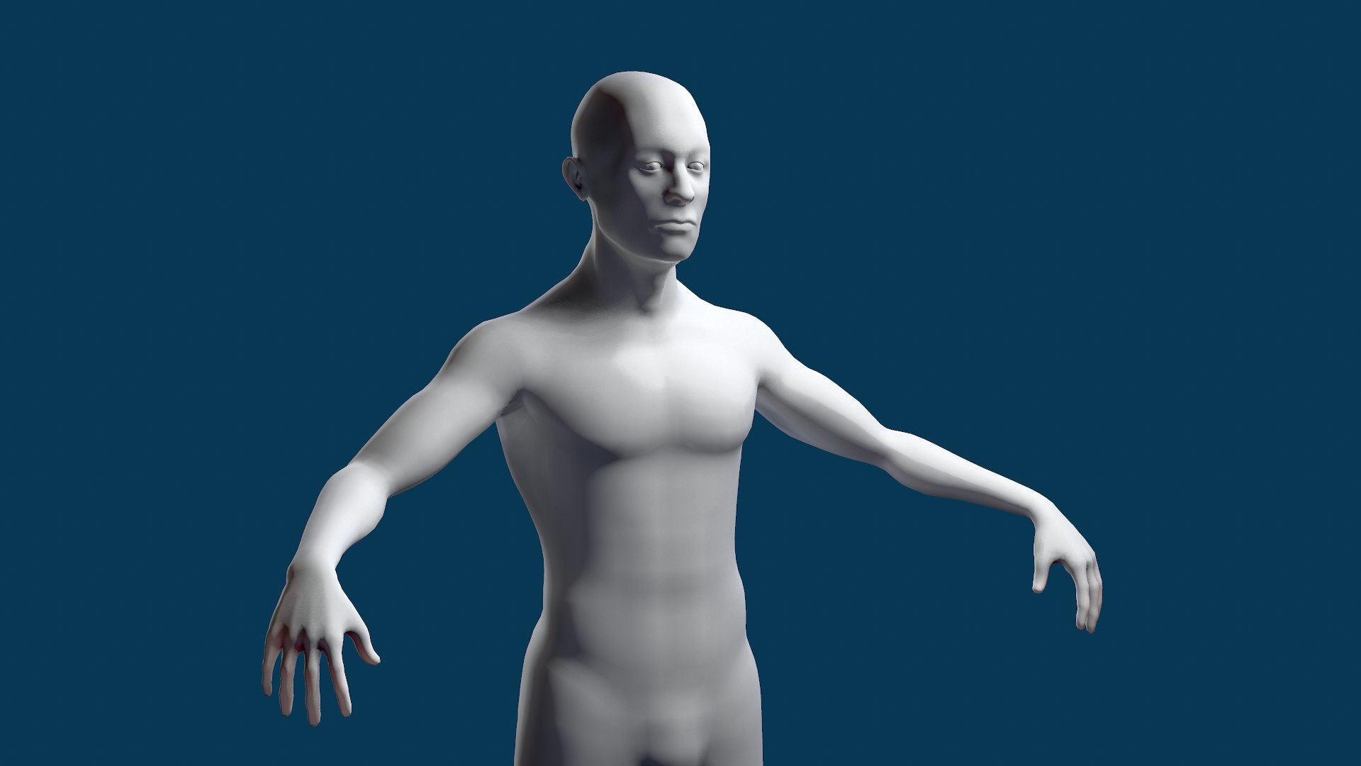 3D male body base mannequin model - TurboSquid 1625536