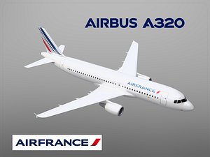 airbus a320 air france 3D model
