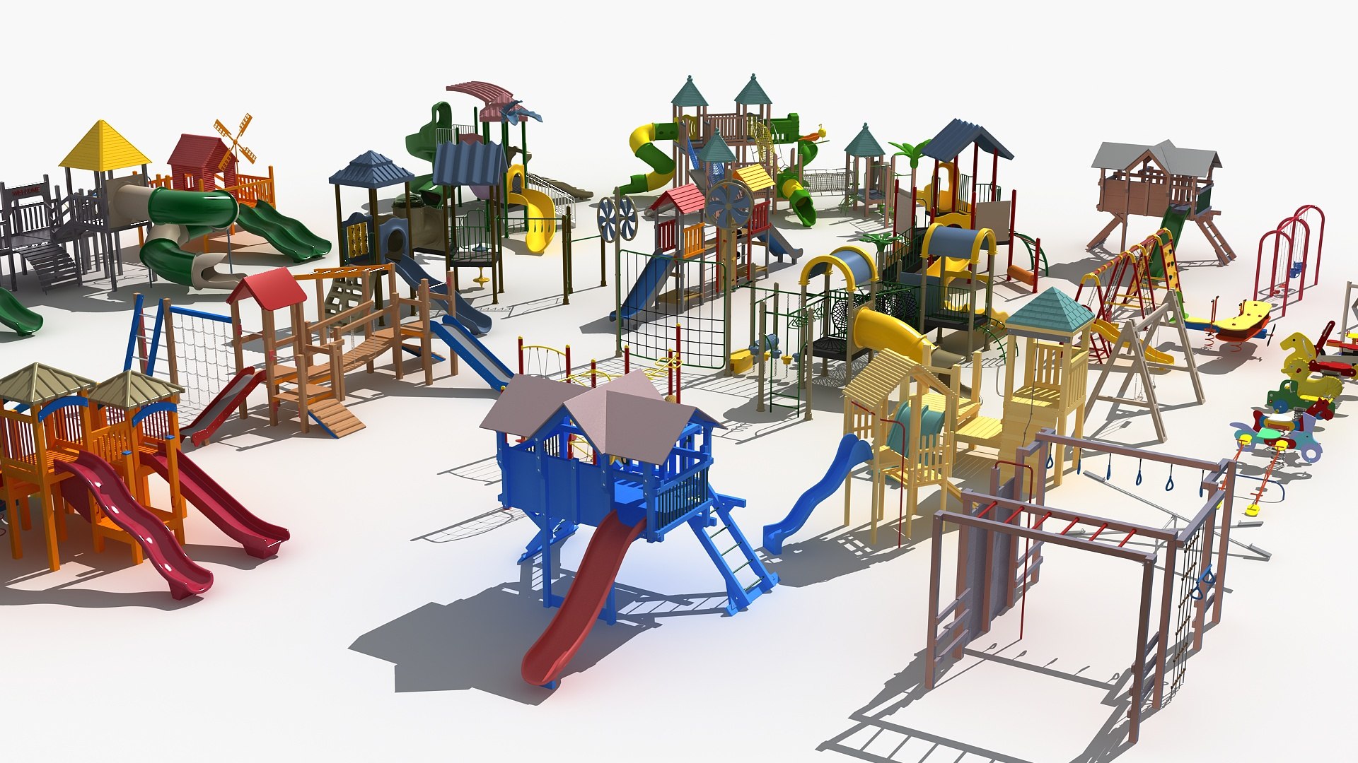 3D Children Playground Equipment 3 - TurboSquid 2366491