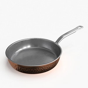 Stainless Steel Cookware Skillet 3D model