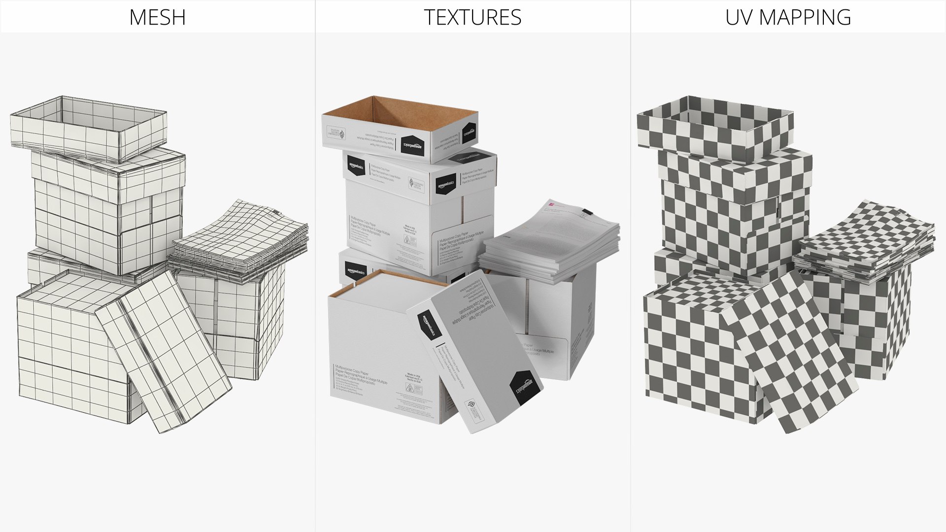 Amazon Basics Paper Boxes with Loose Sheets 3D model https://p.turbosquid.com/ts-thumb/sY/FGWtJM/2O/amazon_basics_paper_boxes_with_loose_sheets_010/jpg/1790973809/1920x1080/fit_q87/0e7748a690c93a5c4216c2e590368a30cb3b35e6/amazon_basics_paper_boxes_with_loose_sheets_010.jpg