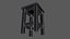 Wooden Tabouret