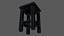 Wooden Tabouret