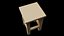 Wooden Tabouret