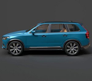 3D Volvo XC90 Luxury Flagship SUV - Ultra-High Poly 3D Model
