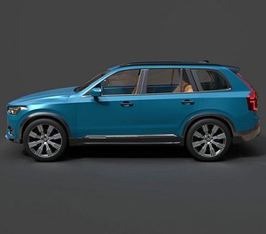 Volvo XC90 Luxury Flagship SUV - Ultra-High Poly 3D Model