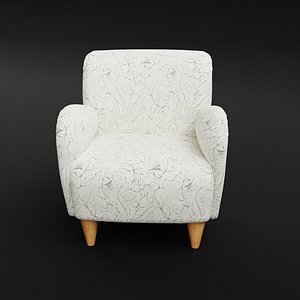 3D model Modern Armchair Style 4