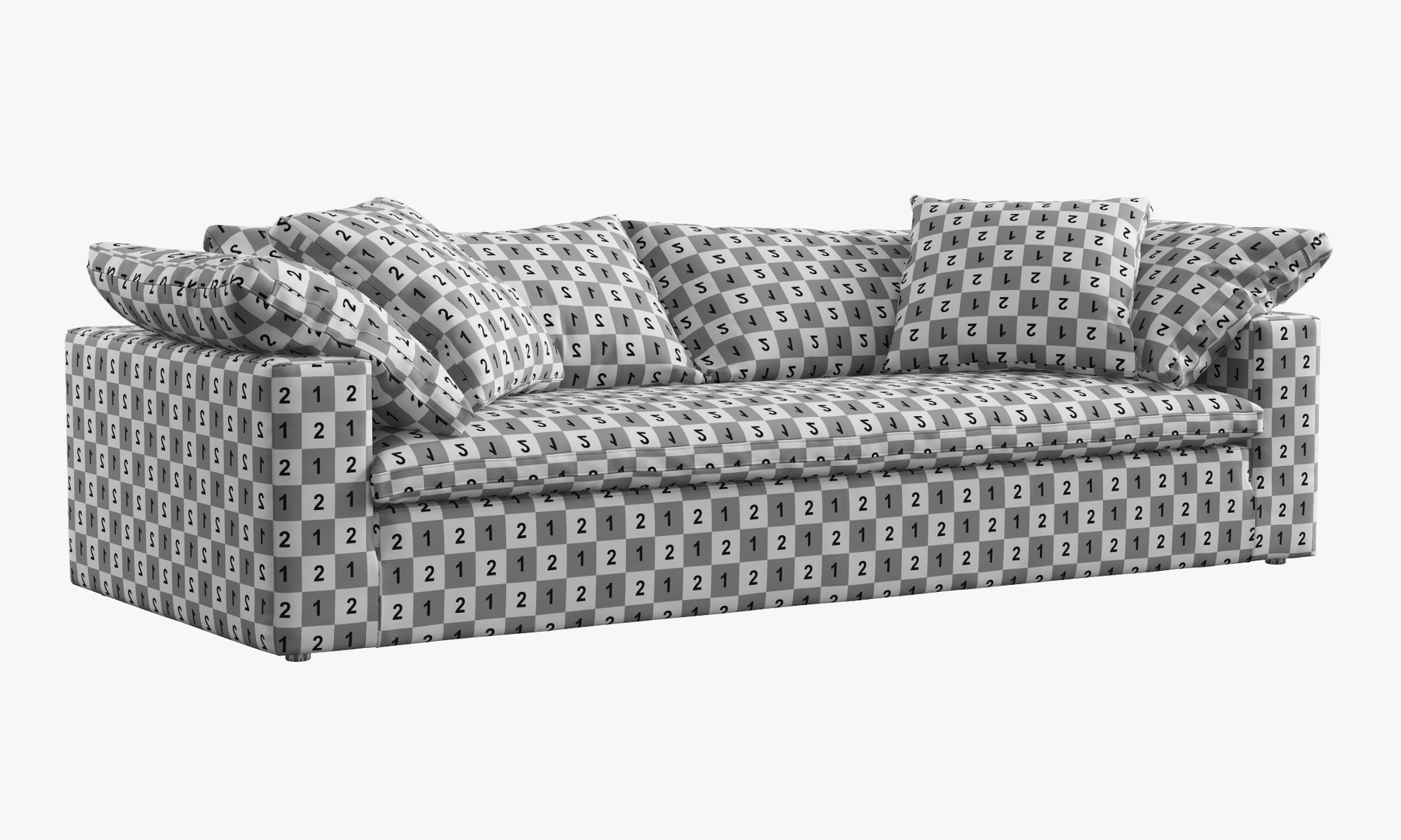 Petite cheap cloud couch
