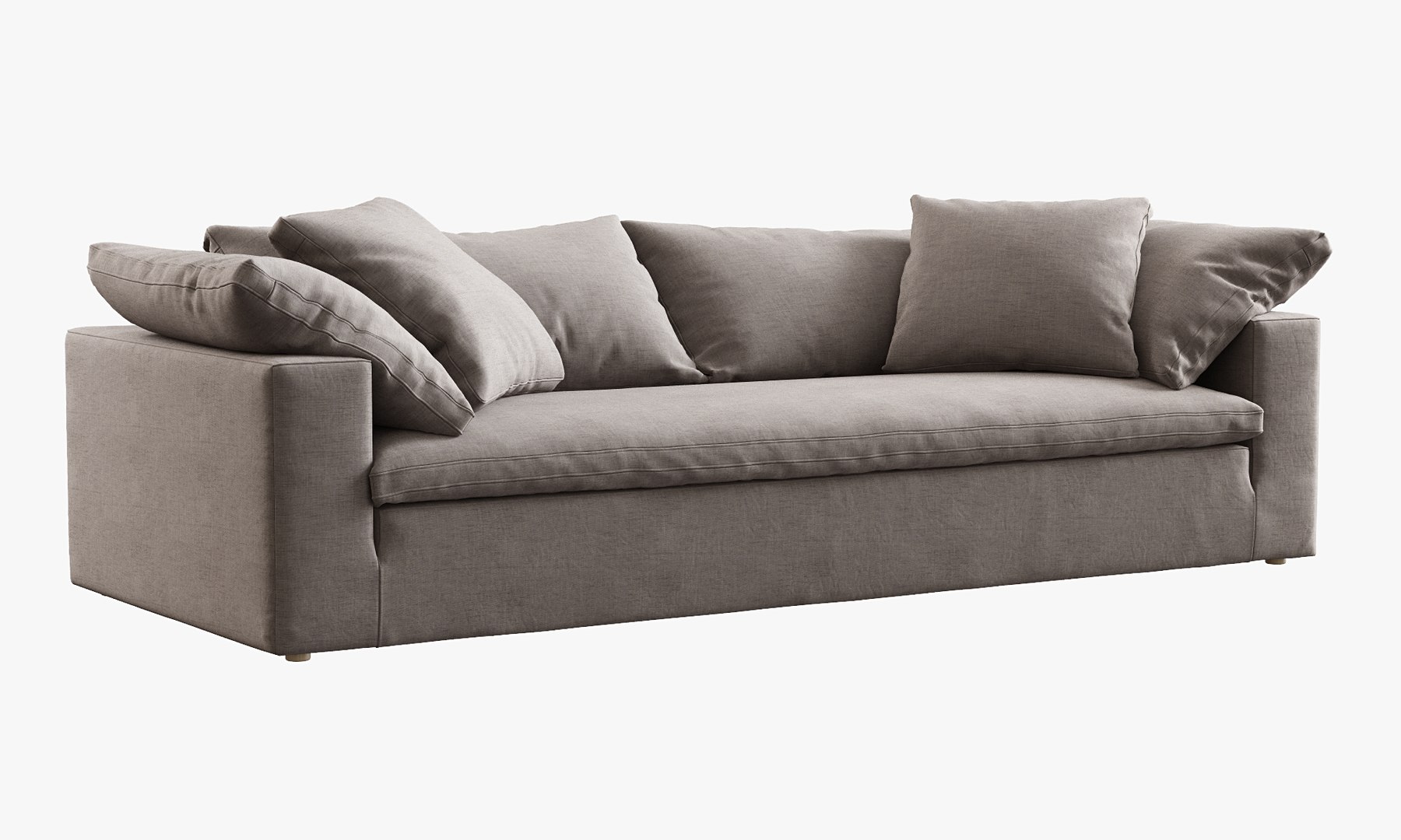 Petite cheap cloud couch