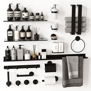 Bathroom Accessories 32 3D model