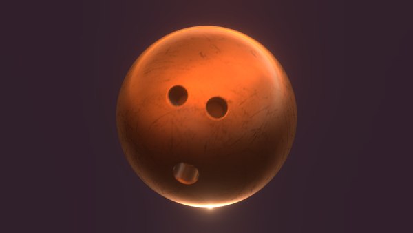 3D Bowling Ball model