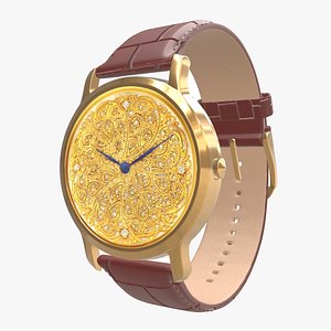 Titan Filigree by Nebula -18 Karat Solid Gold Analog Watch model