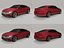 collezione di 50 auto low poly