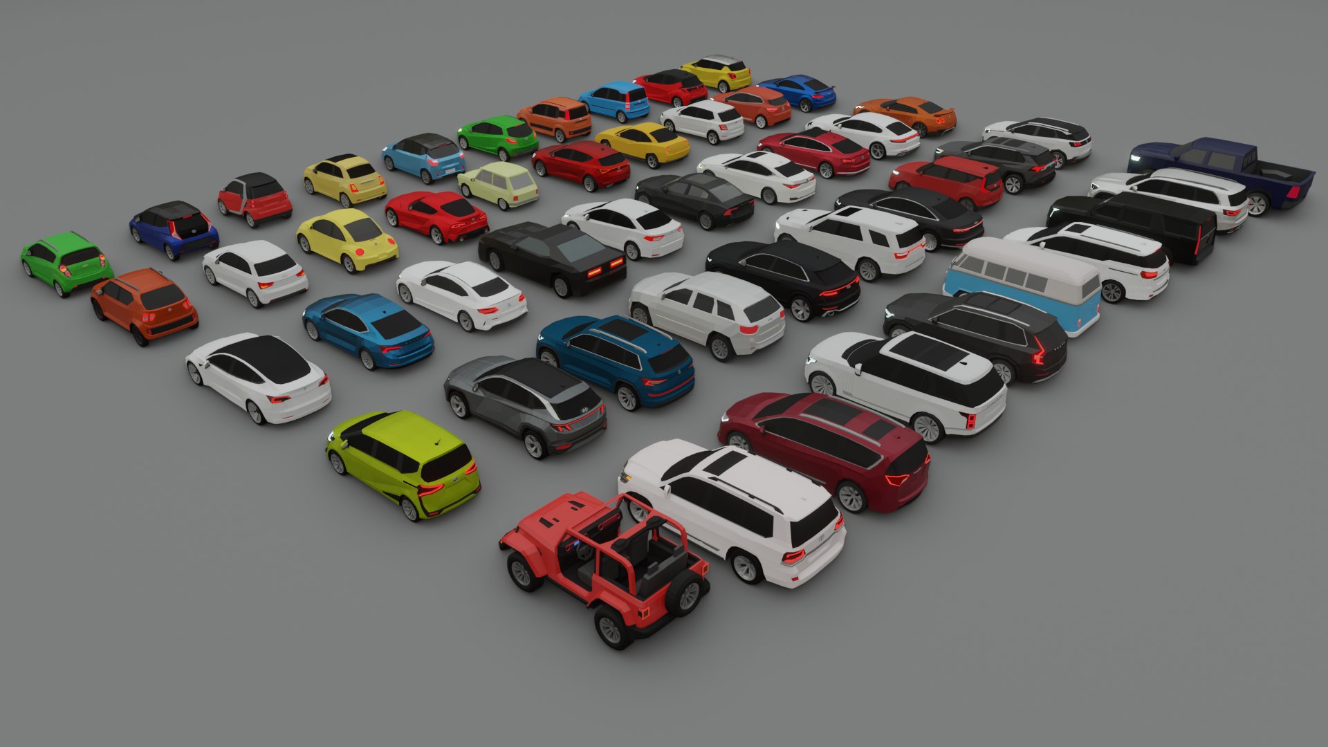collection of 50 low poly cars 3D model https://p.turbosquid.com/ts-thumb/sY/dqHRDB/GR/50carspack06/png/1624728765/1920x1080/fit_q87/ee67afd226d2ca108ed0e5621734c2efd9b29f27/50carspack06.jpg