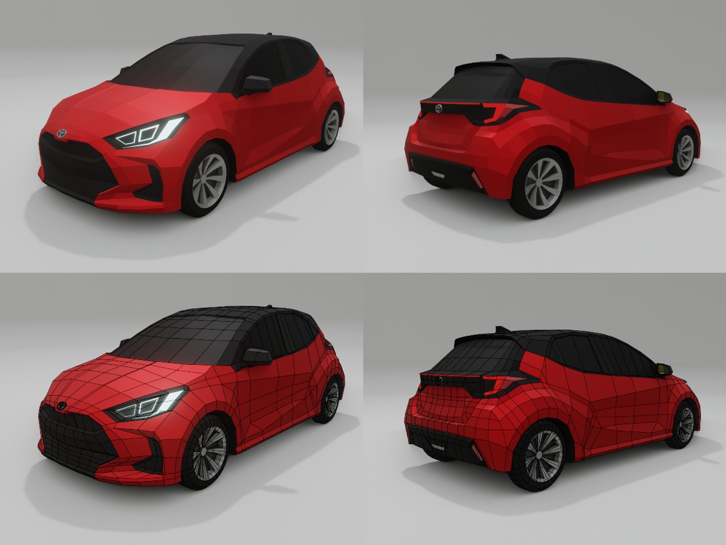 collection of 50 low poly cars 3D model https://p.turbosquid.com/ts-thumb/sY/dqHRDB/Ys/toyotayaris/png/1624729030/1920x1080/fit_q87/3922eed964a837430f270dd3be1b37487b2ded0d/toyotayaris.jpg