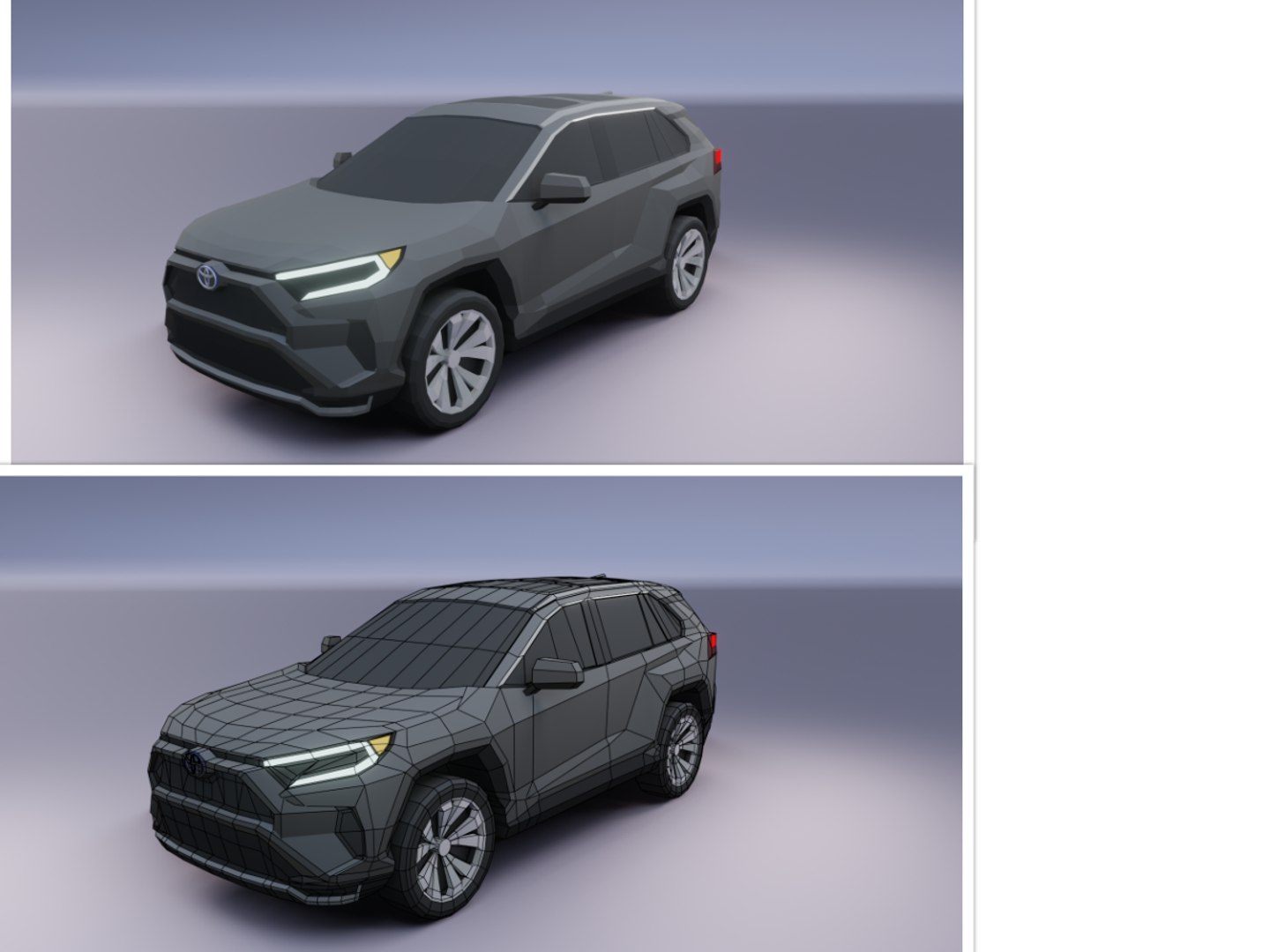 collection of 50 low poly cars 3D model https://p.turbosquid.com/ts-thumb/sY/dqHRDB/xi/toyotarav4/png/1624728912/1920x1080/fit_q87/ebf8c20691baf2d3b9bbe71bfee5adba503e1d5c/toyotarav4.jpg