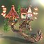 Suddivisione LowPoly Fairy Treehouse