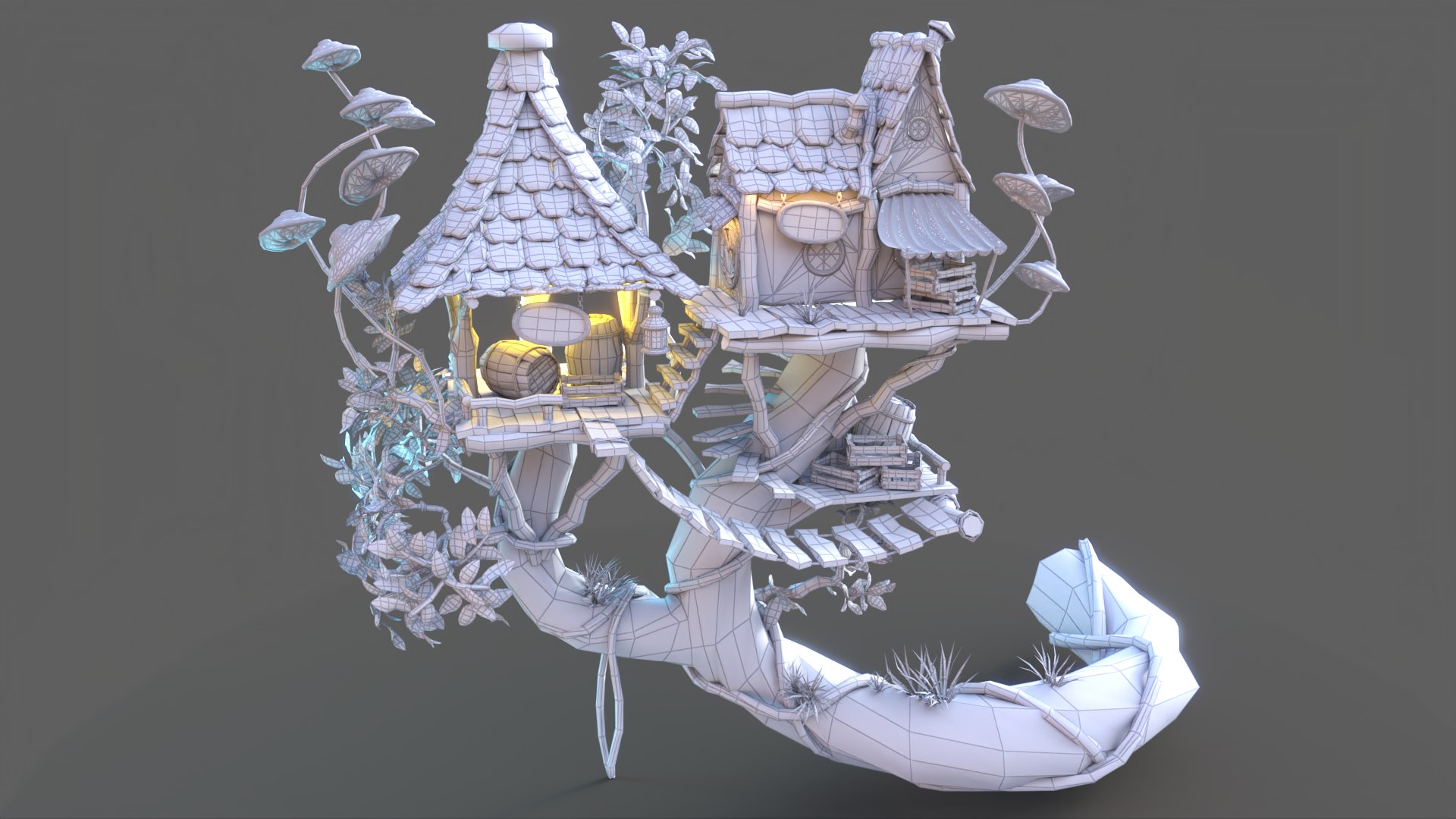 3D Subdivision  LowPoly Fairy Treehouse https://p.turbosquid.com/ts-thumb/sY/jbRNpe/Iu/wire_lowpoly/png/1637101638/1920x1080/fit_q87/0d187ac93c672baf2e056df98d01592d336f387a/wire_lowpoly.jpg