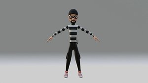 Thief Cartoon Character
