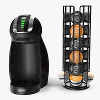 Nescafe Coffee Machine with Capsule Holder Black