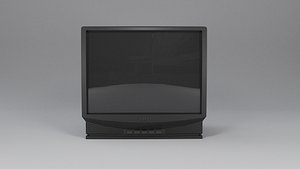 90s TV - 3D Model by Face The Edge