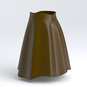 Womens Flirty Flare Skirt brown