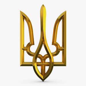 Ukraine State Emblem M 9 3D model