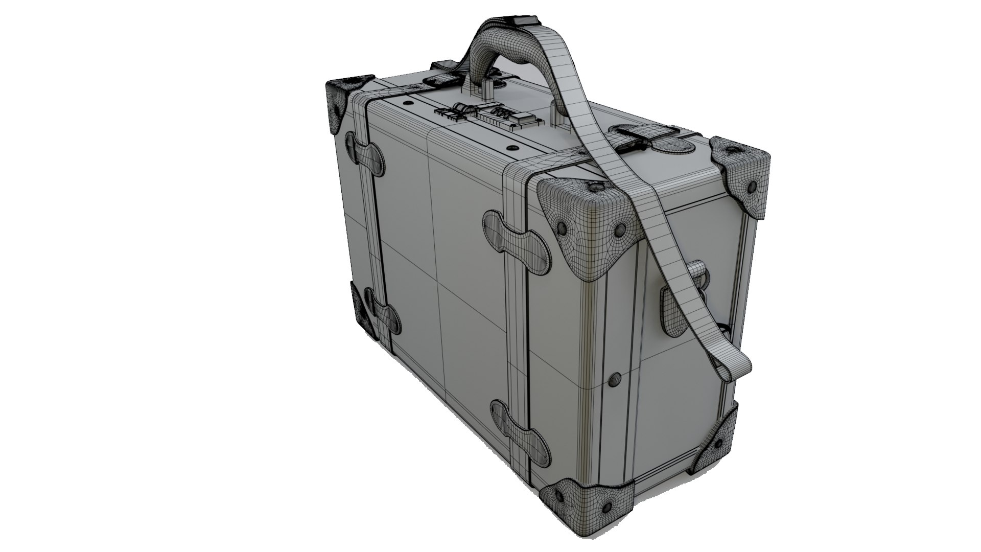 Steamline Red Briefcase Luggage 3D Model - TurboSquid 1835905