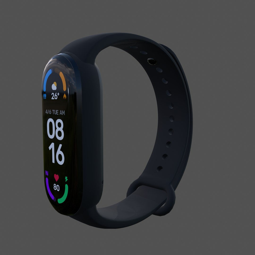 3D Model Xiaomi Mi Band 6 - TurboSquid 1889188