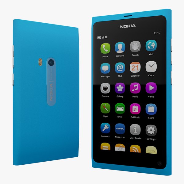 modelo 3d Nokia N9 Cyan - TurboSquid 641499