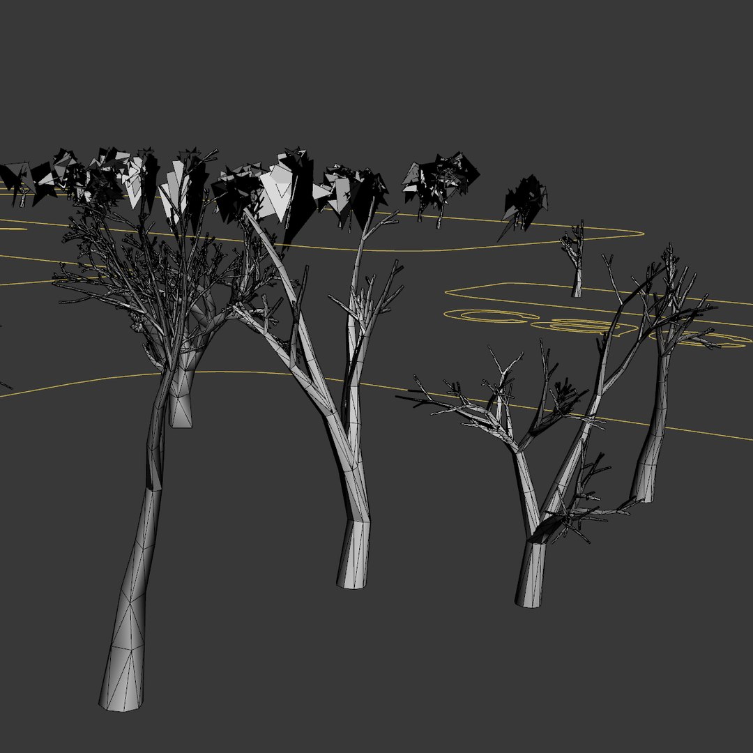Trees Pack 3d 3ds