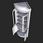 Librería de muebles vintage PBR Game Ready