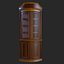 Librería de muebles vintage PBR Game Ready
