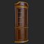 Librería de muebles vintage PBR Game Ready