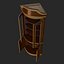 Librería de muebles vintage PBR Game Ready