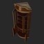 Librería de muebles vintage PBR Game Ready